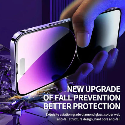 Protector de pantalla CrystalShield™: libre de polvo y sin burbujas.