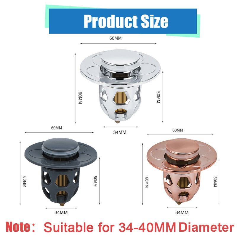 Bathroom Sink Drain Filter